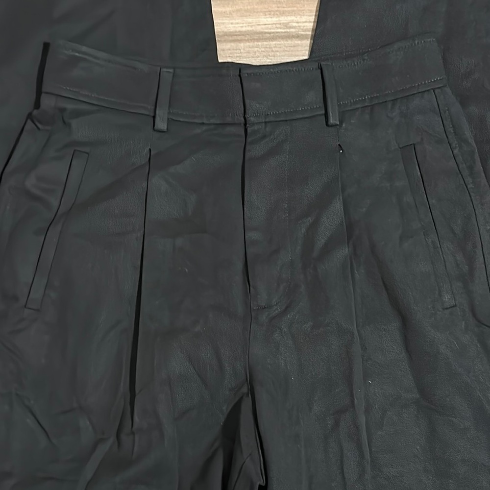 Everlane Womens Pants Black Size OS/4 High Rise Wide Leg Lyocell Cotton Blend - Picture 5 of 10